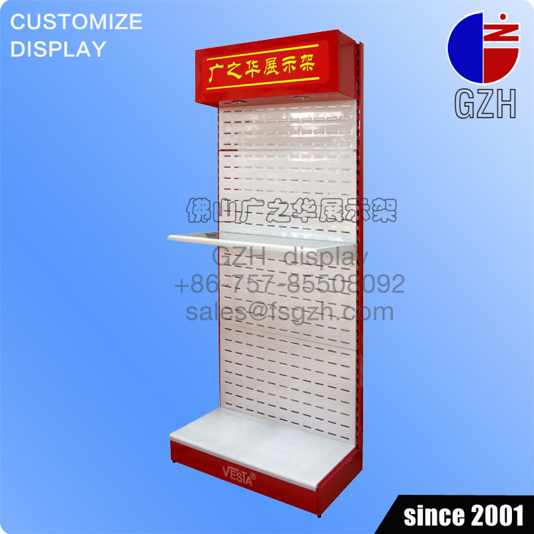 ƷͺţGZH-212 Metal display rack with lightbox China